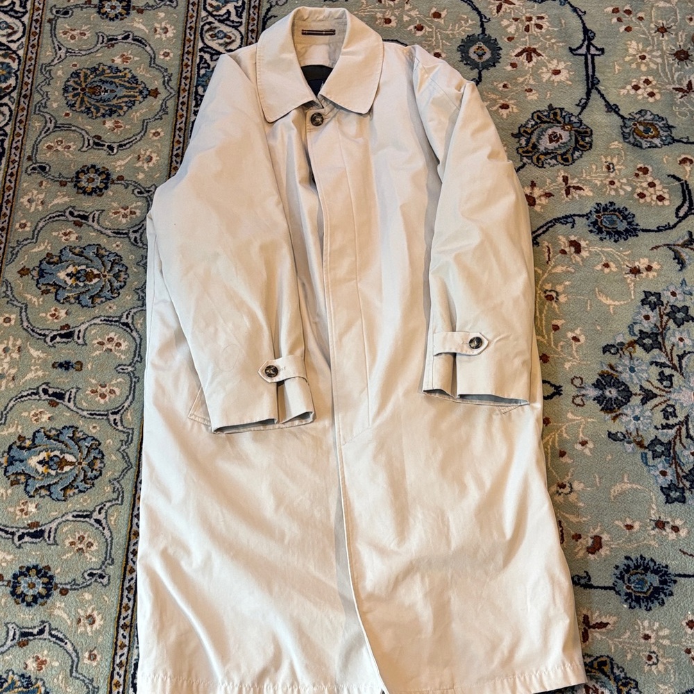 Classic Light Beige Men’s Trench Coat